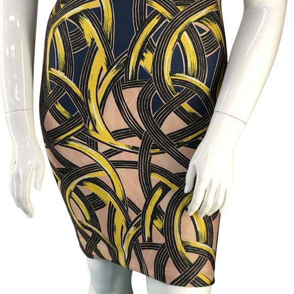 Yigal Azrouel Womens Size 12 Dress Scuba Sheath Sleeveless Stretch USA Made - Picture 3 of 14